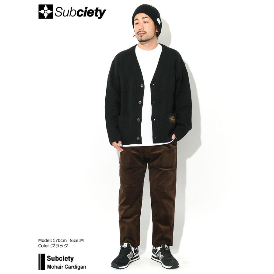 Subciety（サブサエティ） カーディガン メンズ モヘヤ ( subciety
