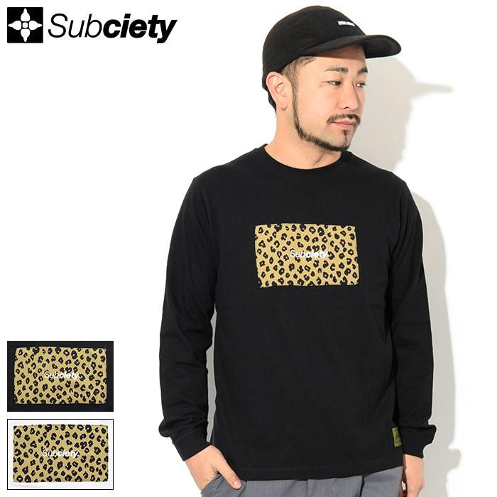 Subciety（サブサエティ） Tシャツ 長袖 メンズ レオパード レイシオ 