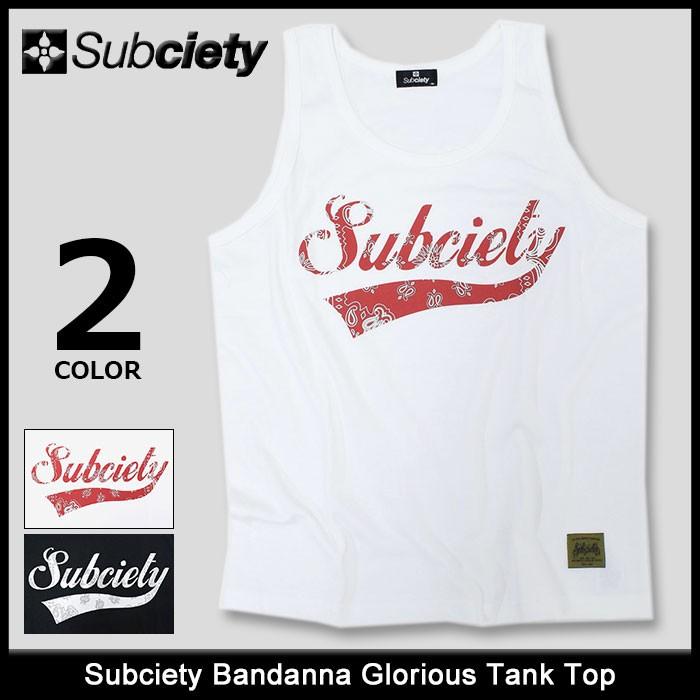 Subciety（サブサエティ） タンクトップ メンズ バンダナ グロリアス