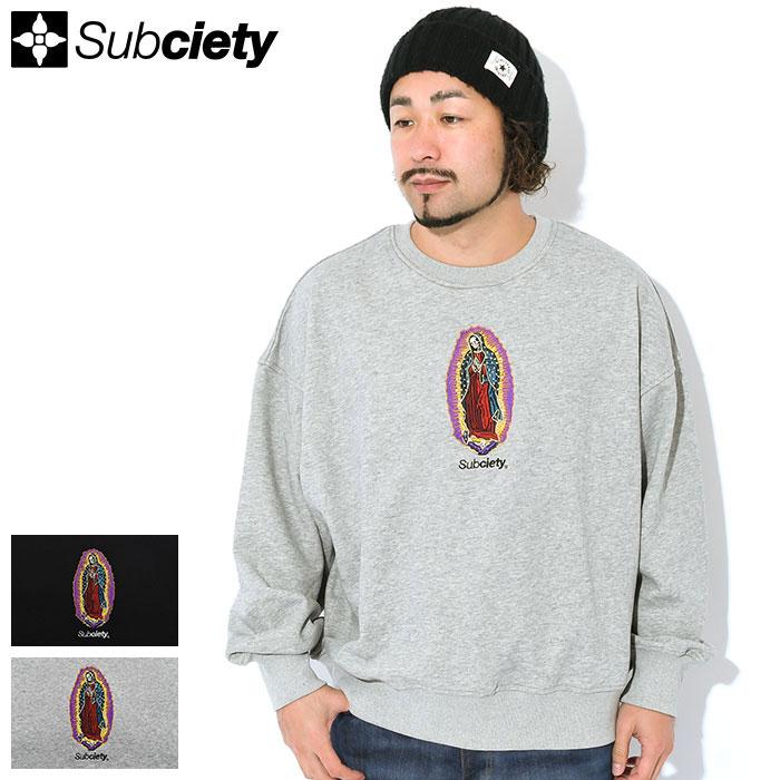 Subciety（サブサエティ） トレーナー メンズ スカル マリア クルー