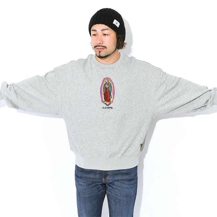 Subciety サブサエティ トレーナー メンズ スカル マリア クルー