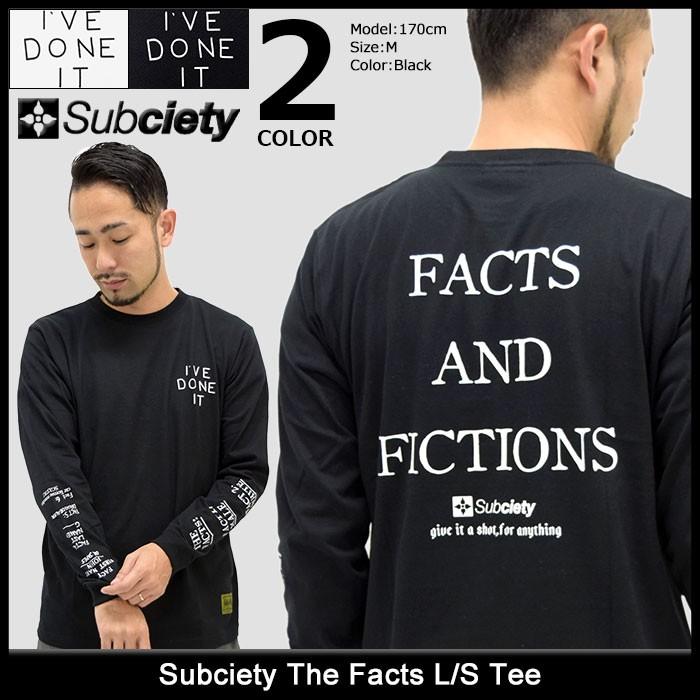 Subciety（サブサエティ） Subciety Tシャツ 長袖 メンズ ザ ファクツ