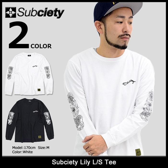 Subciety（サブサエティ） Subciety Tシャツ 長袖 メンズ リリー