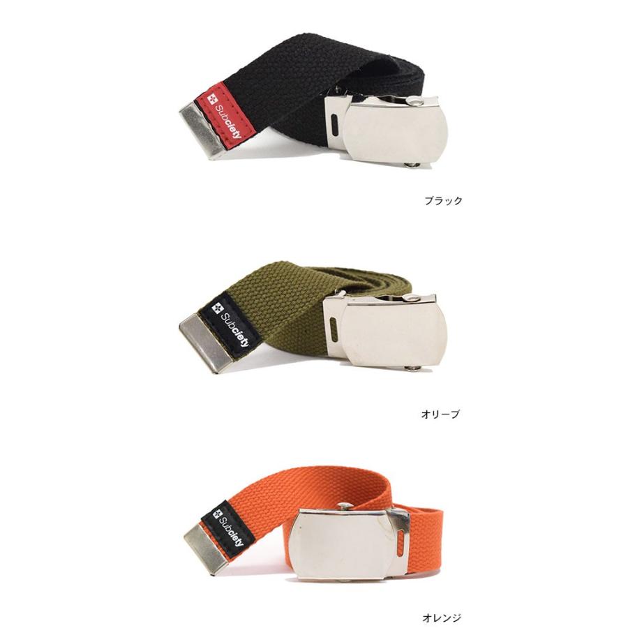 Subciety（サブサエティ） ベルト メンズ ロング ウェブ(SUBCIETY Long