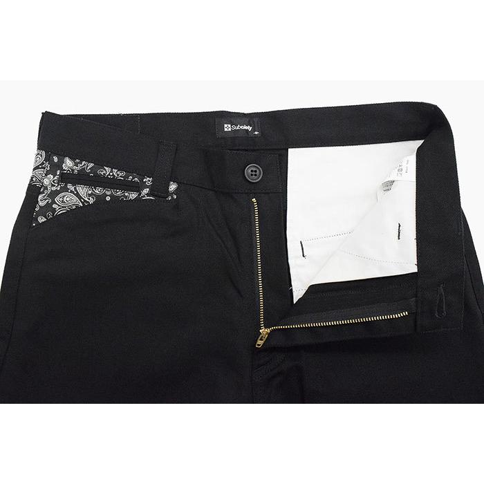 Subciety サブサエティ パンツ メンズ ペイズリー ワークパンツ Subciety サブサエティ パンツ メンズ ペイズリー ワークパンツ