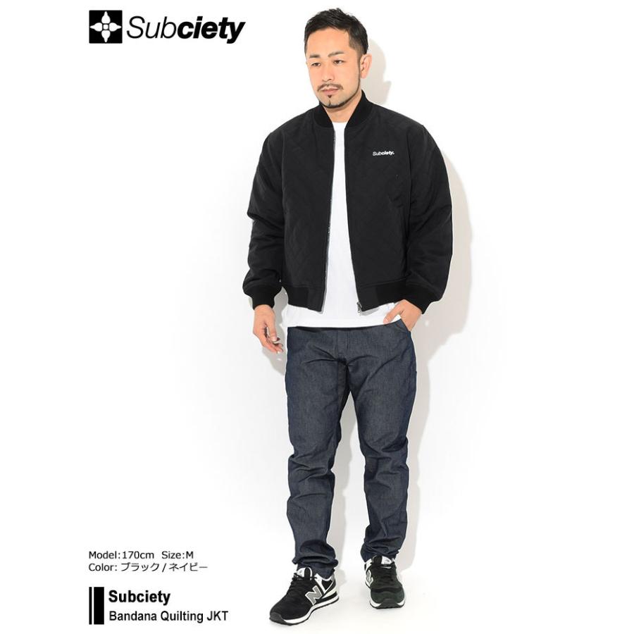 サブサエティ ジャケット Subciety メンズ バンダナ キルティング Bandana Quilting Jkt リバーシブル 中綿 Jacket アウター 104 Ice Field 通販 Paypayモール