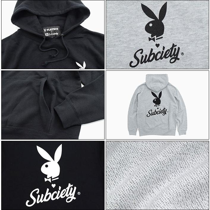 Subciety（サブサエティ） プルオーバー パーカー メンズ プレイボーイ