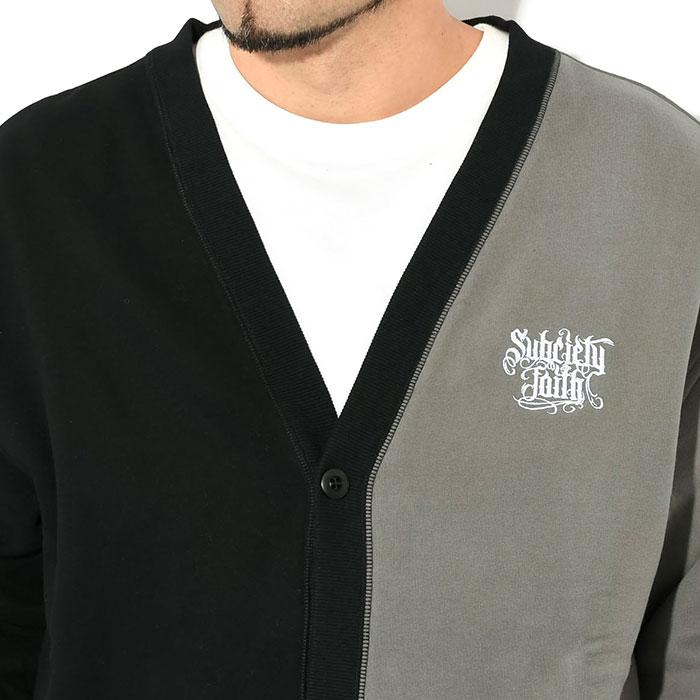 Subciety（サブサエティ） カーディガン メンズ スウェット ( subciety 