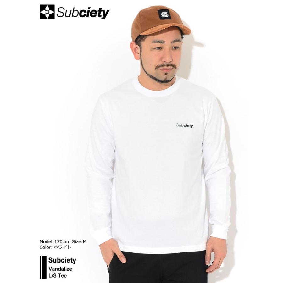 Subciety（サブサエティ） Tシャツ 長袖 メンズ ヴァンダライズ 