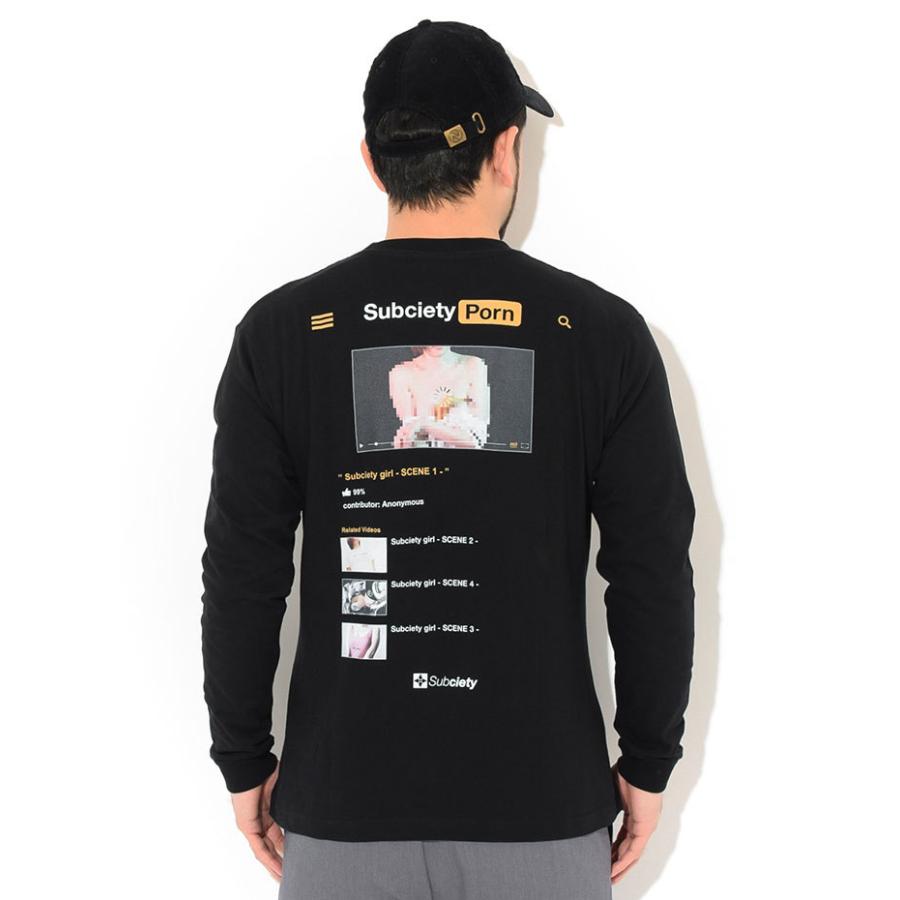 Subciety（サブサエティ） Tシャツ 長袖 メンズ サーバー ( subciety