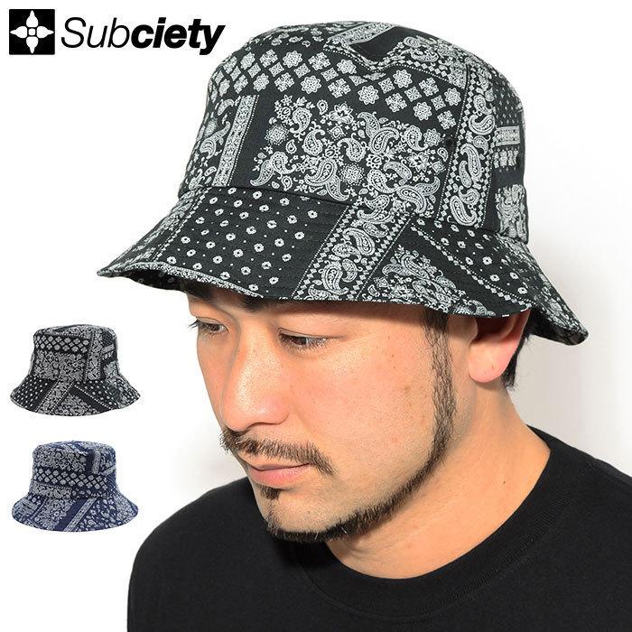 Subciety（サブサエティ） ハット メンズ ペイズリー バケットハット