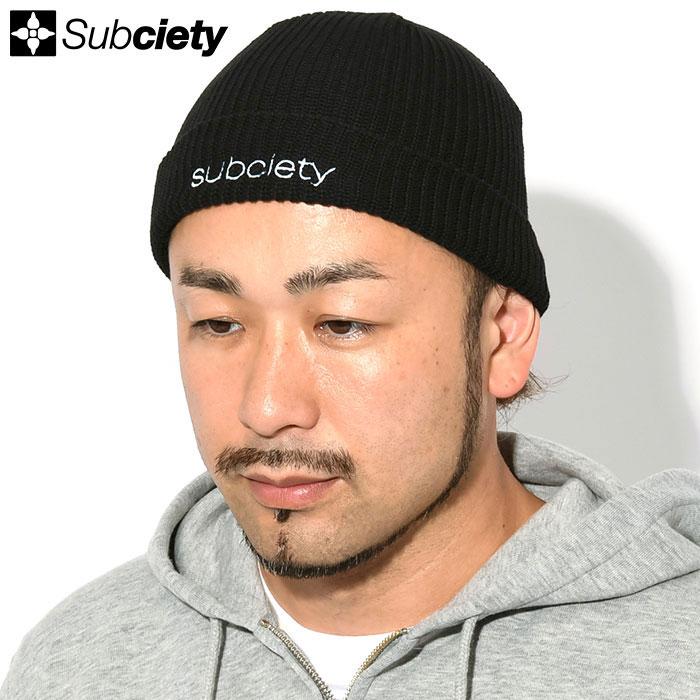 Subciety（サブサエティ） ニット帽 メンズ ロー ウォッチ ビーニー
