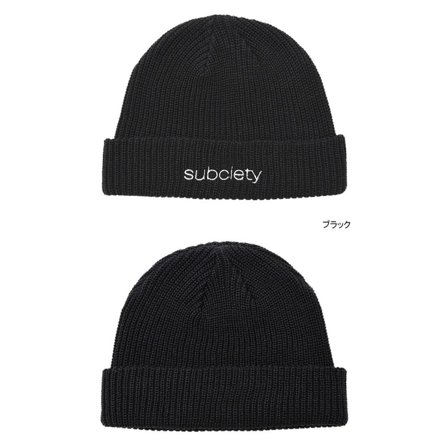 Subciety（サブサエティ） ニット帽 メンズ ロー ウォッチ ビーニー