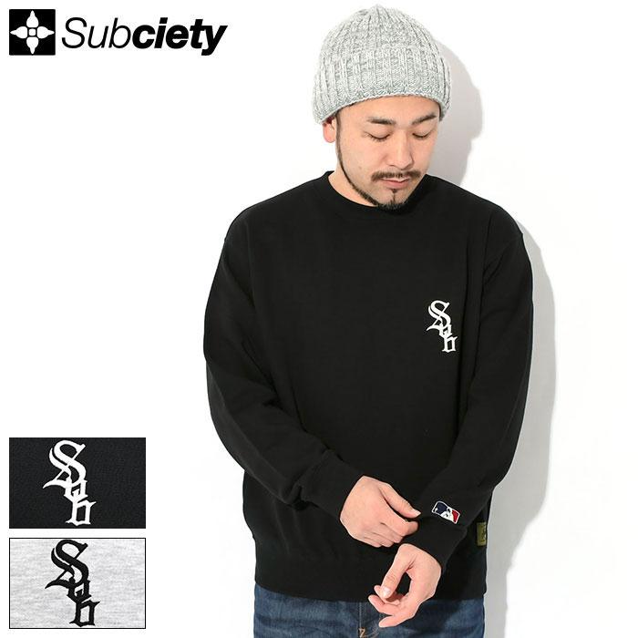 Subciety」 スウェットカットソー LARGE パープル メンズ Subciety 