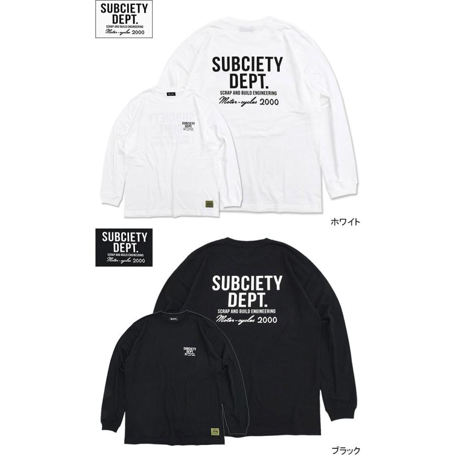 サブサエティ ロンT Tシャツ 長袖 Subciety メンズ DEPT. ( subciety DEPT. L/S Tee T-SHIRTS トップス 107-44973 )｜icefield｜07