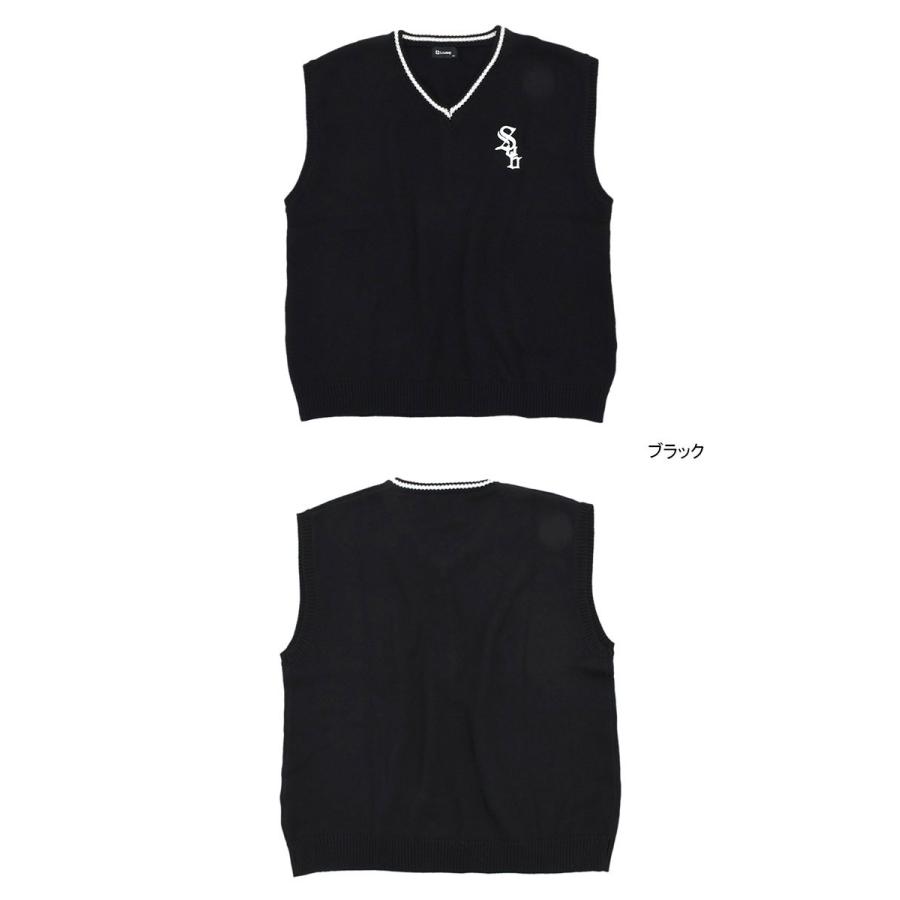 サブサエティ ベスト Subciety メンズ Vネック ニット ( V-Neck Knit Vest ビッグシルエット オーバーサイズ トップス 107-54961 )｜icefield｜06