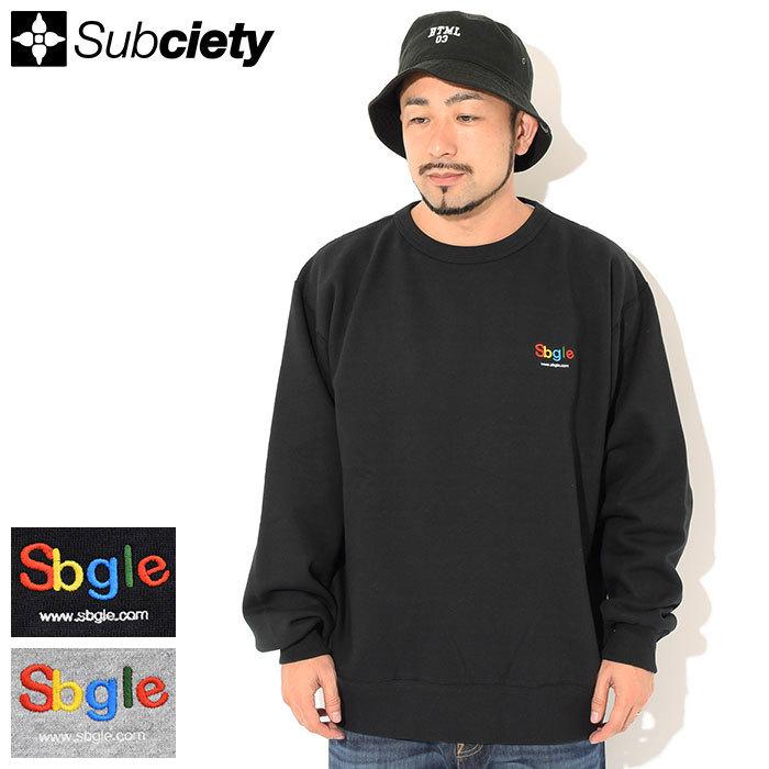 サブサエティ トレーナー Subciety メンズ ブリーチ クルー スウェット ( Bleach Crew Sweat ビッグシルエット オーバーサイズ 108-31716 )｜icefield