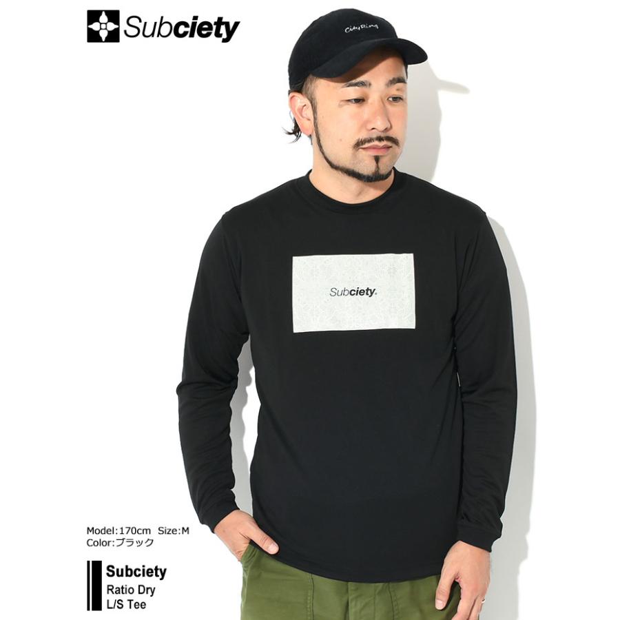 Subciety（サブサエティ） ロンT Tシャツ 長袖 メンズ レイシオ ドライ