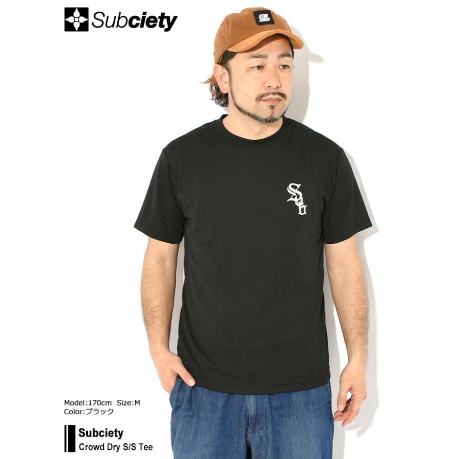Subciety（サブサエティ） Tシャツ 半袖 メンズ クラウド ドライ 