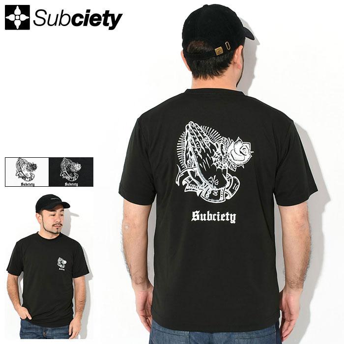 Subciety（サブサエティ） Tシャツ 半袖 メンズ プレイング ハンズ