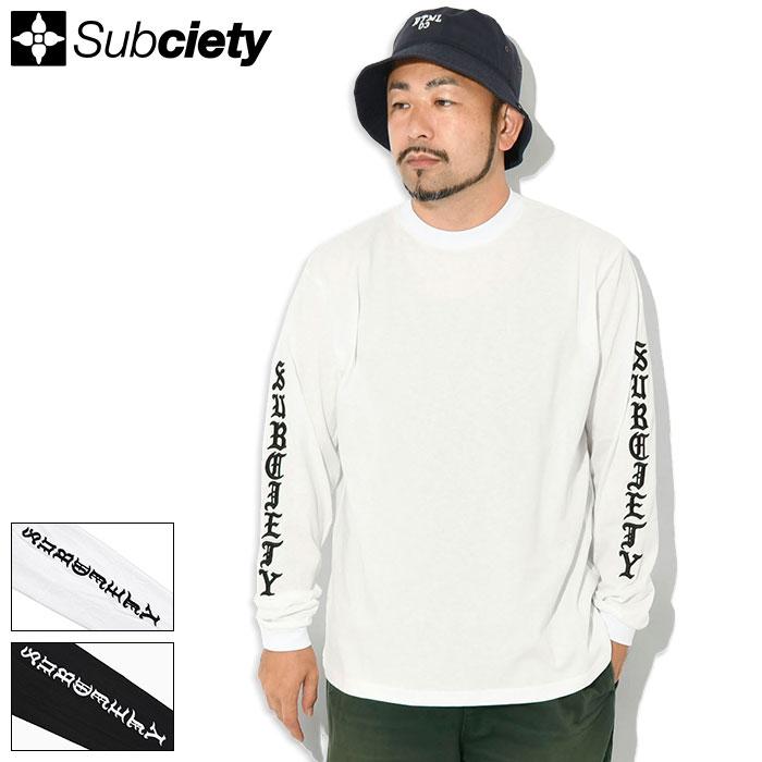 Subciety（サブサエティ） ロンT Tシャツ 長袖 メンズ スリーブ エン