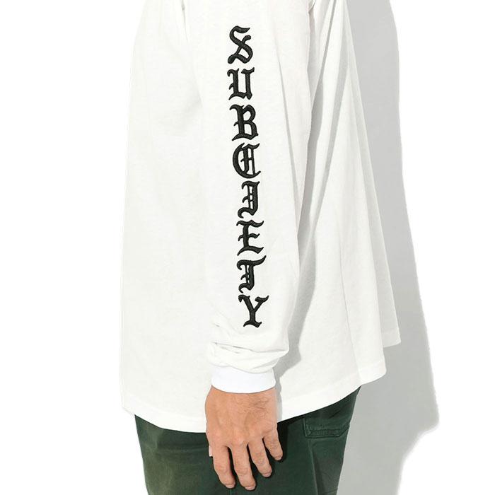 Subciety（サブサエティ） ロンT Tシャツ 長袖 メンズ スリーブ エン