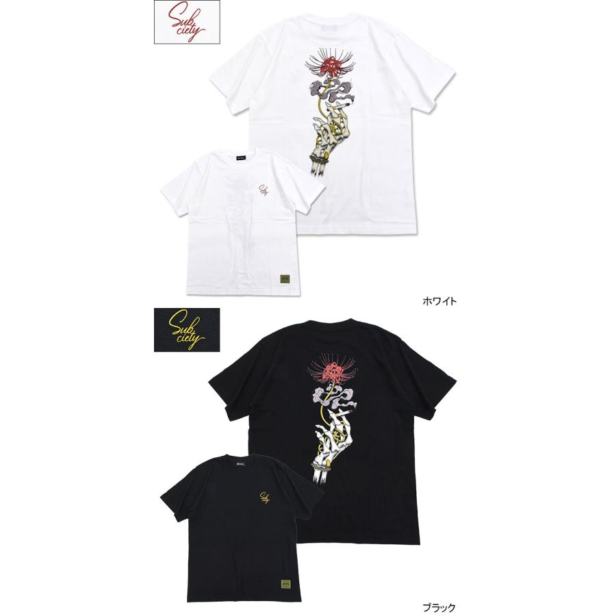 Subciety（サブサエティ） Tシャツ 半袖 メンズ スパイダー リリー