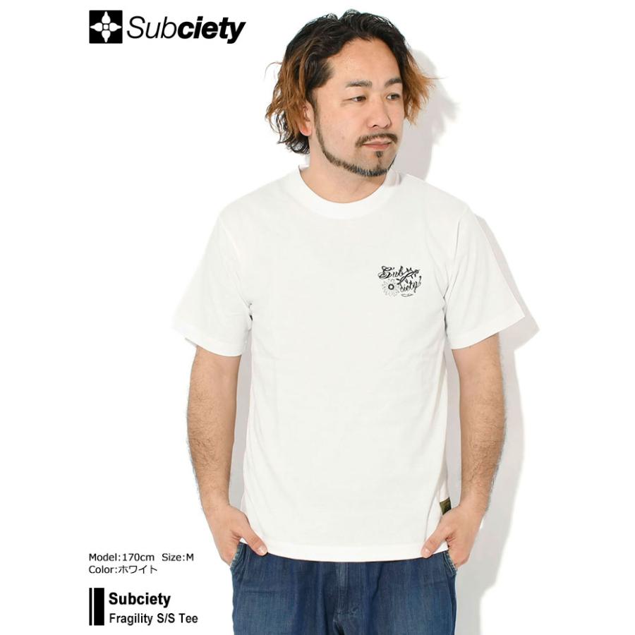 Subciety（サブサエティ） Tシャツ 半袖 メンズ フラジリティ 