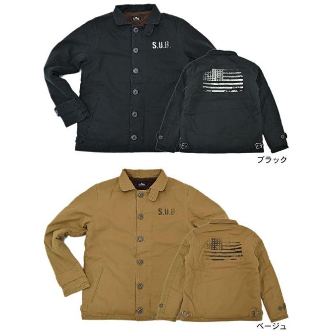 サブサエティ Subciety フィフティー ステイツ デッキ ボア ジャケット サブサエティ Subciety フィフティー ステイツ デッキ ボア ジャケット