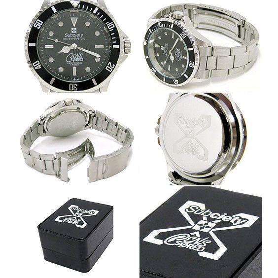 サブサエティ Subciety×センサード Wネーム ダイバーズ ウォッチ コラボ(Subciety×CENSORAD W-Name Divers Watch コラボ アクセサリー)｜icefield｜02