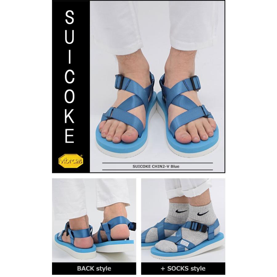 suicoke（スイコック） サンダル メンズ 男性用 CHIN2-V Blue(suicoke