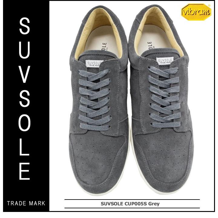 サヴソル SUVSOLE スニーカー メンズ 男性用 CUP005S Grey suvsole CUP005S CUP5S CUP 005 S vibram ビブラムソール OG-059S-19