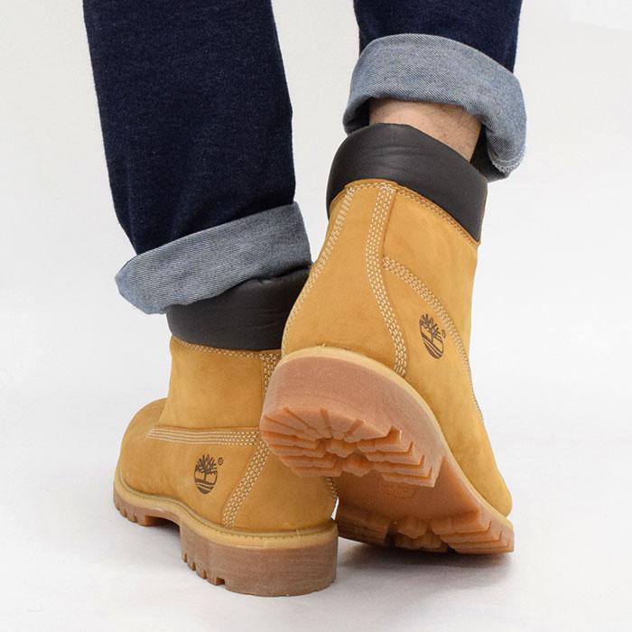 日本正規品 ティンバーランド ブーツ Timberland 6インチ プレミアム ウィートヌバック ( 10061 6inch Boot Wheat イエロー 防水 定番 )｜icefield｜03