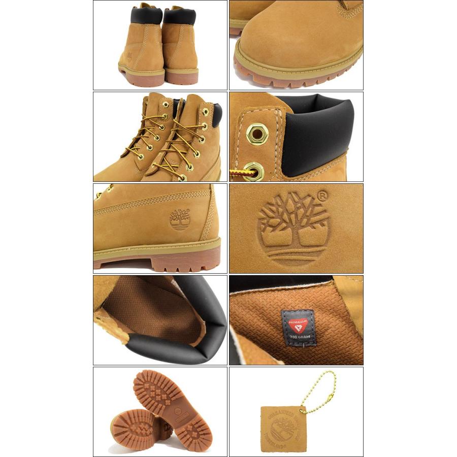 【日本正規品】ティンバーランド ブーツ Timberland ジュニア 6インチ プレミアム ウィートヌバック レディース( Junior 12909 6inch Boot )｜icefield｜03