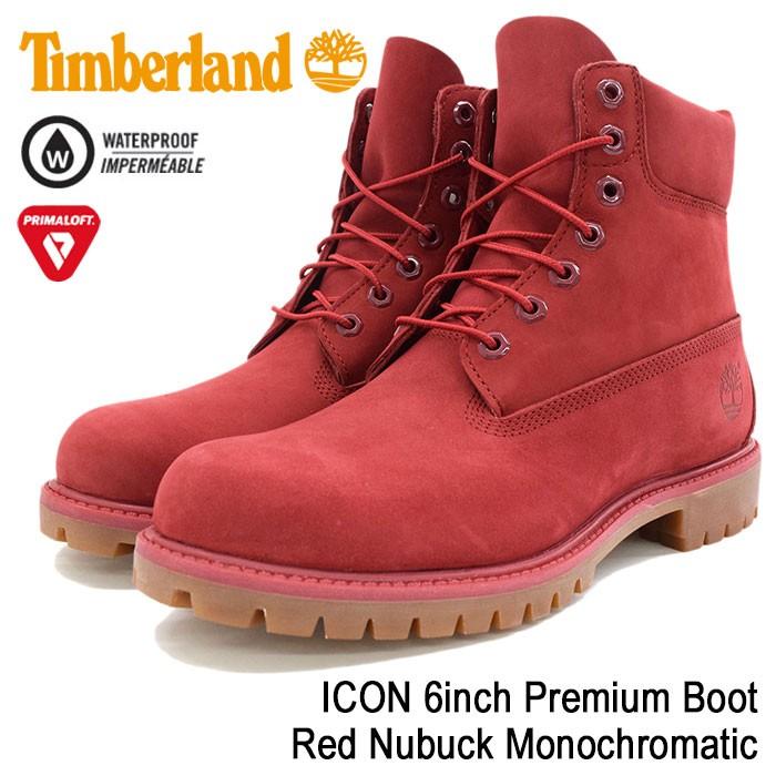 ティンバーランド ブーツ 日本正規品 Timberland メンズ 男性用 アイコン 6インチ プレミアム Red Nubuck  Monochromatic(A1149 Boot) :TBL-A1149:ice field - 通販 - Yahoo!ショッピング