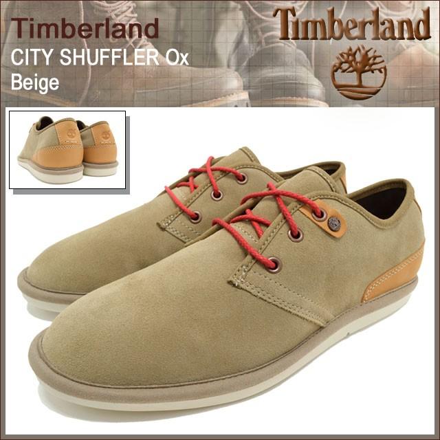 ティンバーランド Timberland プレーントゥシューズ メンズ シティ シャッフラー Ox ベージュ(timberland A12M3 CITY SHUFFLER Ox Beige)｜icefield