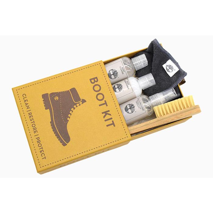 Timberland（ティンバーランド） 純正 ケア用品 ブーツ キット ( A1HGT Boot Kit ブラシ タオル クリーナー ...