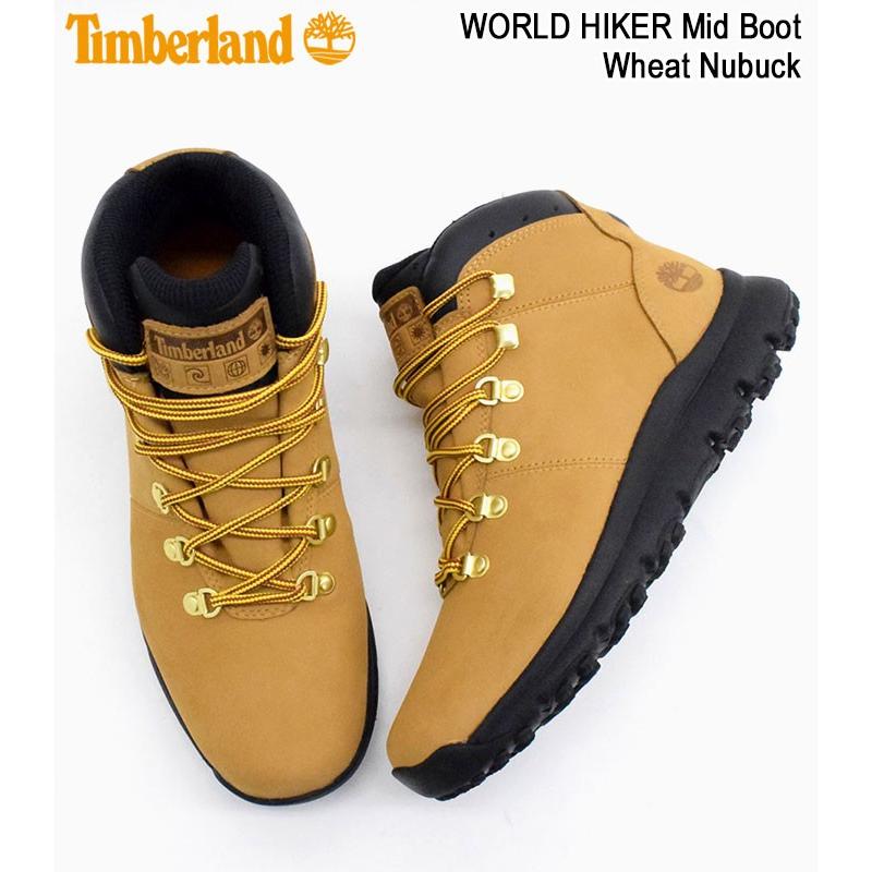 ティンバーランド ブーツ Timberland メンズ 男性用 ワールド ハイカー ミッド Wheat Nubuck (A2169 WORLD  HIKER Mid Boot ウィート)