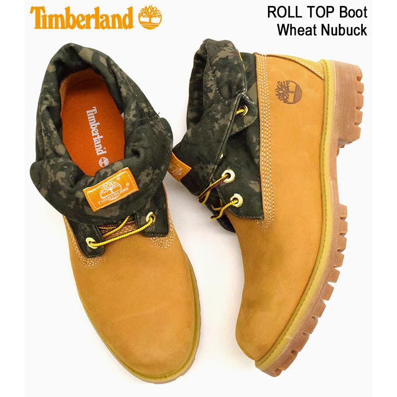 【日本正規品】ティンバーランド ブーツ Timberland メンズ 男性用 ロールトップ Wheat Nubuck ( A26UV ROLL TOP Boot ウィート 紳士用 )｜icefield｜02