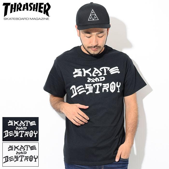 スラッシャー　SAD member SKATE and DESTROY Tシャツ THRASHER スラッシャー SKATE&DESTROY スケート&デストロイ SAD