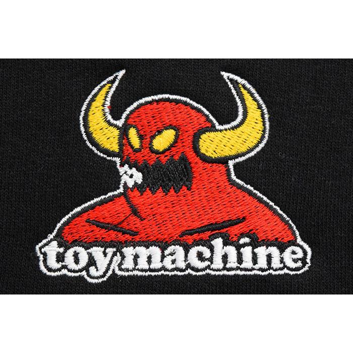 トイマシーン プルオーバー パーカー TOY MACHINE モンスター エンブロイダード (Monster Embroidered