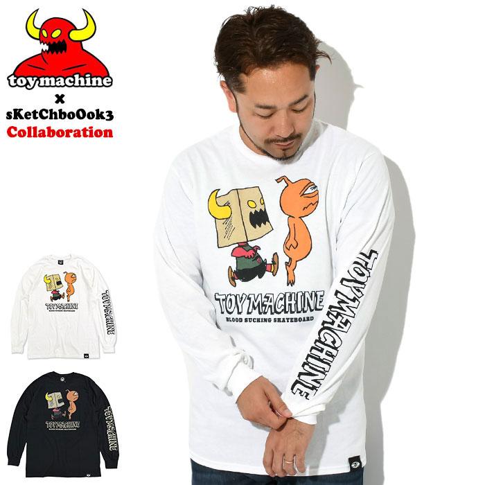 TOY MACHINE（トイマシーン） ロンT Tシャツ 長袖 メンズ スケッチ