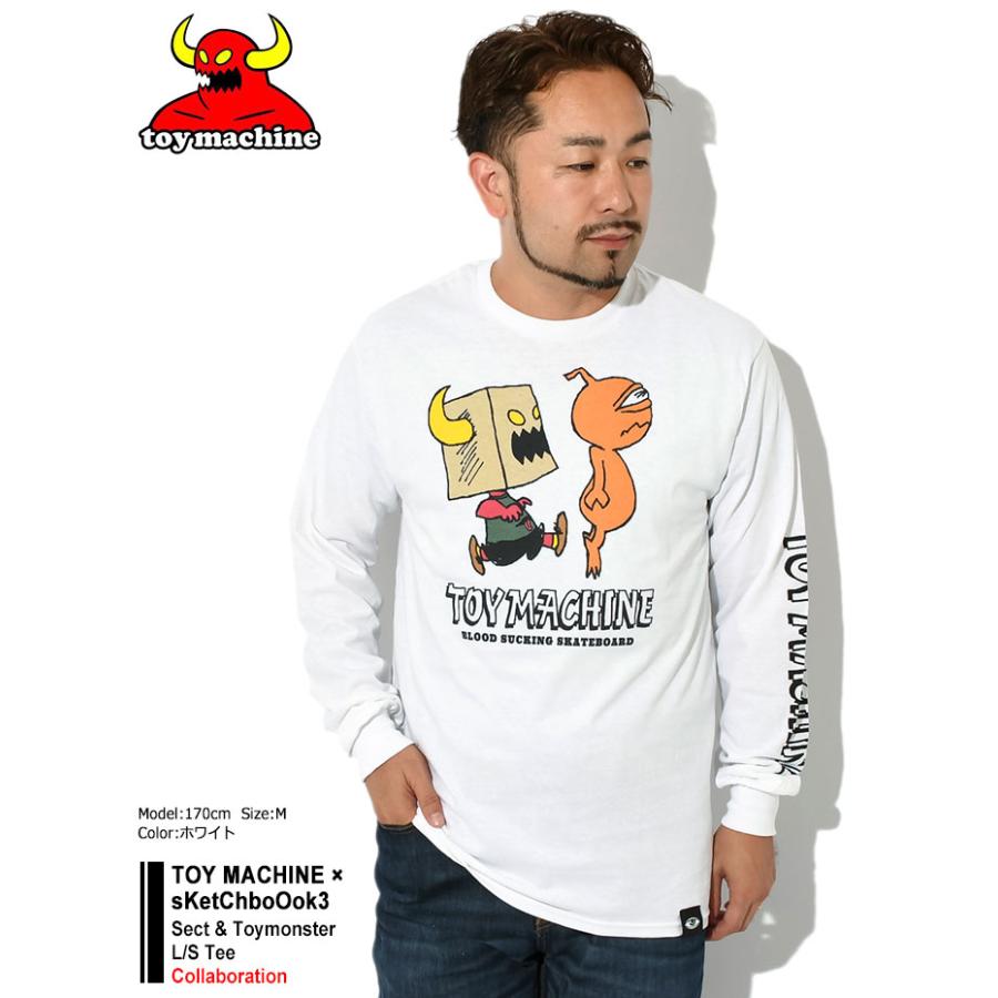 TOY MACHINE（トイマシーン） ロンT Tシャツ 長袖 メンズ スケッチ