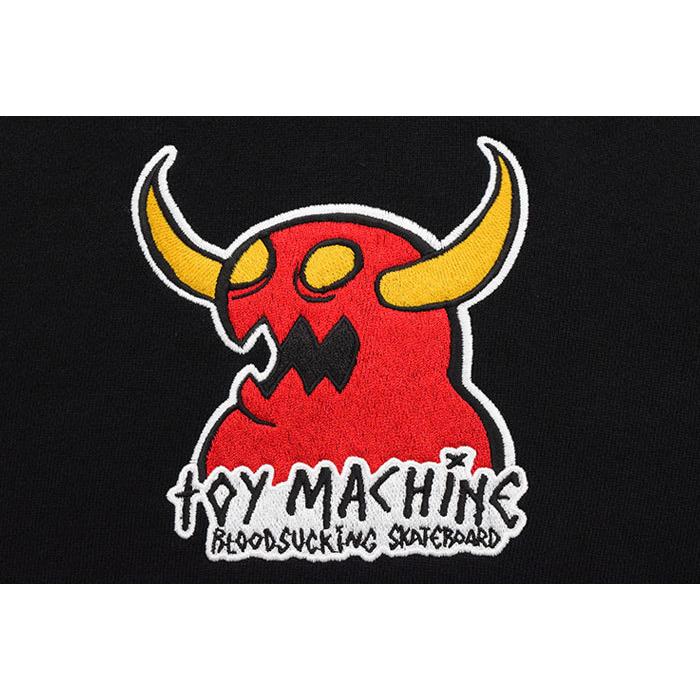 トイマシーン トレーナー TOY MACHINE メンズ モンスター マークド エンブロイダリー クルー スウェット ( Monster