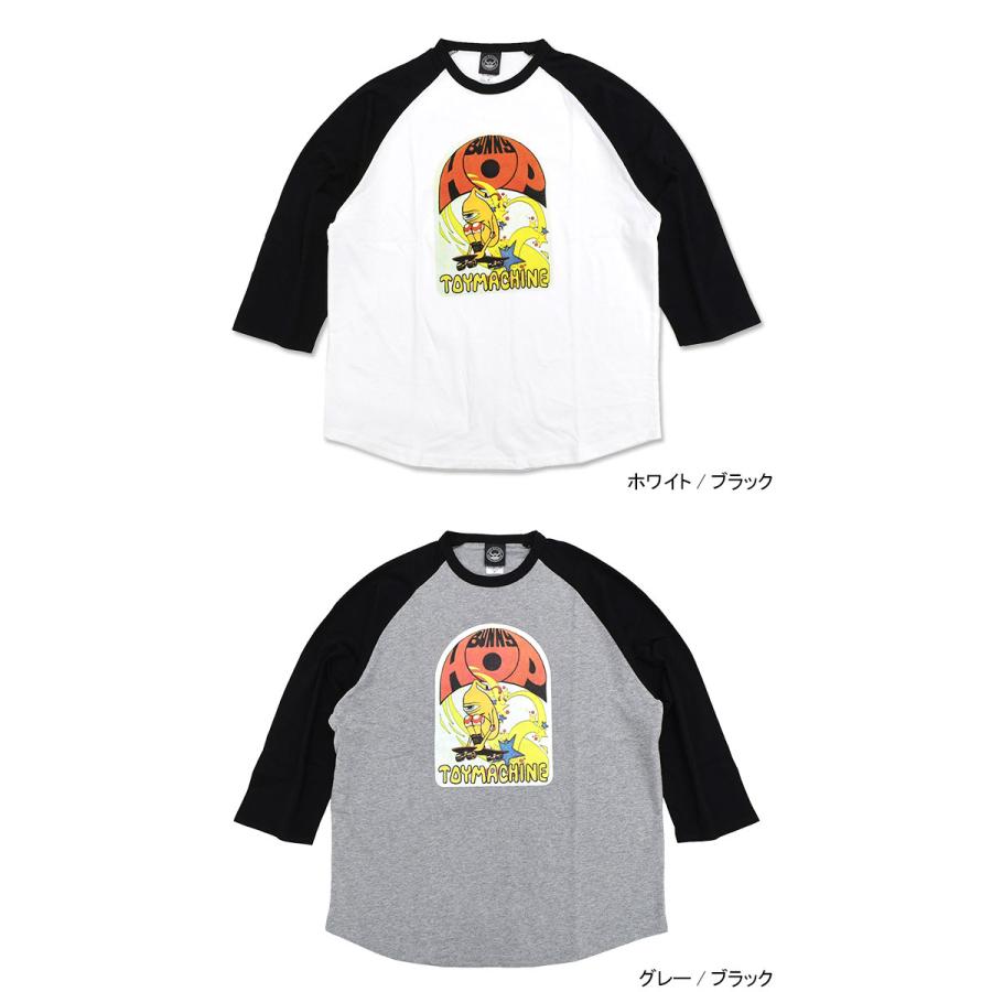 TOY MACHINE（トイマシーン） ラグラン 七分袖 メンズ バニー ホップ