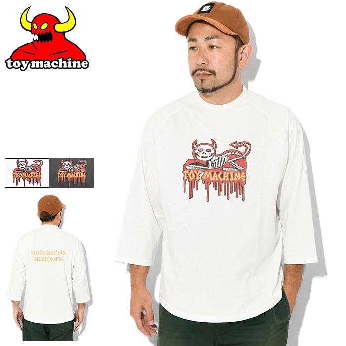 TOY MACHINE（トイマシーン） ラグラン 七分袖 メンズ デビル キャット