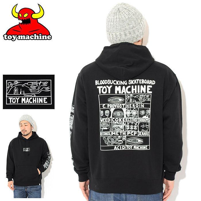 TOY MACHINE トイマシーン パーカー プルオーバー メンズ