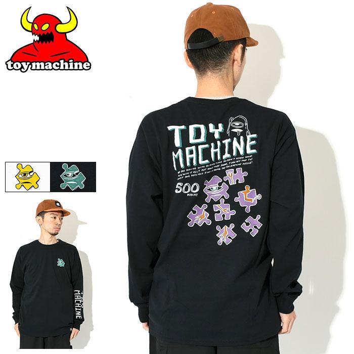 TOY MACHINE（トイマシーン） ロンT Tシャツ 長袖 メンズ パズル ( Toy