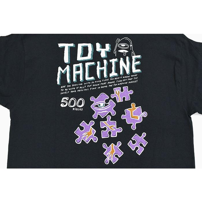 TOY MACHINE（トイマシーン） ロンT Tシャツ 長袖 メンズ パズル ( Toy