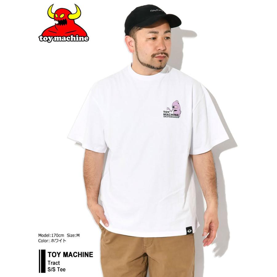 TOY MACHINE（トイマシーン） Tシャツ 半袖 メンズ トラクト ( Tract S